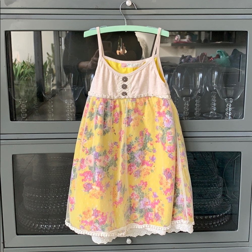 Free Planet layered floral dress.